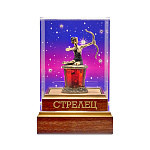Статуэтка из янтаря и бронзы "Знак Зодиака Стрелец"